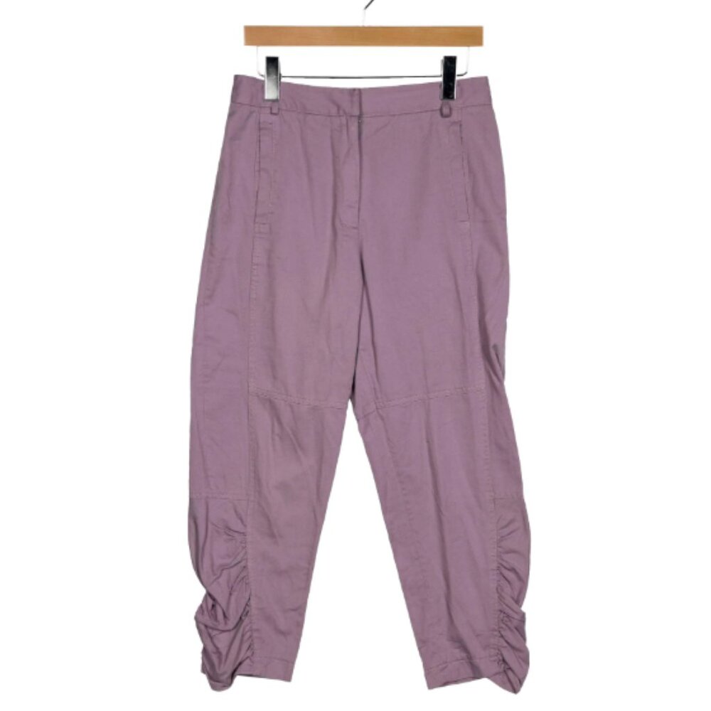 Tibi Purple Skinny Leg Casual Pants Size M | US 6